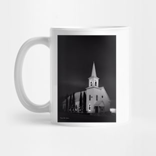 Silent Night - Black and White Mug